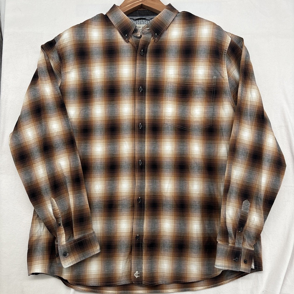 Cody James Shirt Mens 4XLT Western Long Sleeve Tall Cotton